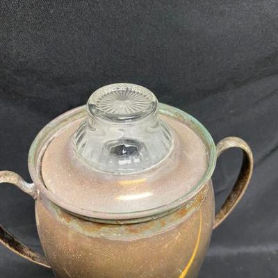 Vintage Copper Coffee Percolator Urn 