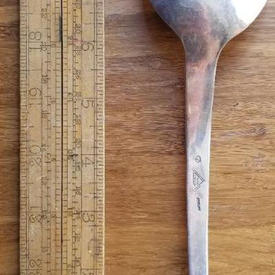 LOT #695: Vintage Large Sterling Silver 925 Serving Spoon