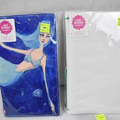 4 pc Planner Lot: Butterfly System Notebooks, Dividers, Journal Jacket - New