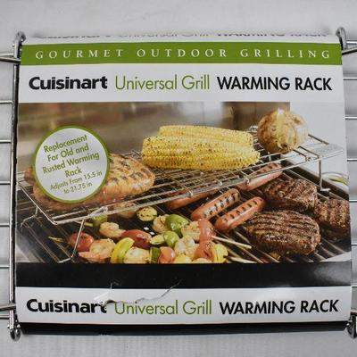 Cuisinart Universal Grill Warming Rack - Extends from 15.5