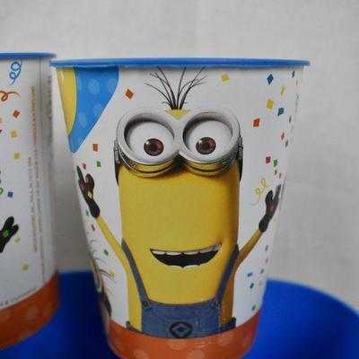 Despicable Me Minions Plastic Cups, 16 oz, 12ct - New