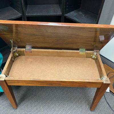 Wood Piano Bench with Lifting Seat Storage