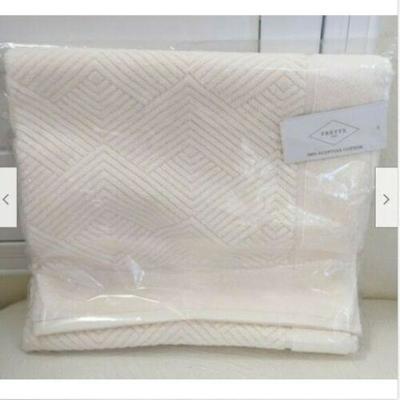 FRETTE bathmat 100% Egyptian Cotton diamond floor mat NEW IN PACKAGING