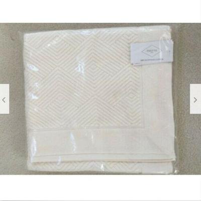FRETTE bathmat 100% Egyptian Cotton diamond floor mat NEW IN PACKAGING