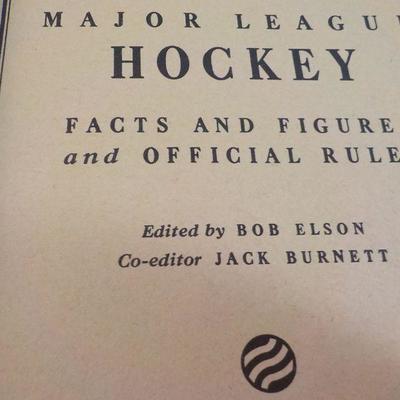 3- 1930's  Major League Hockey Guide and record Book.
