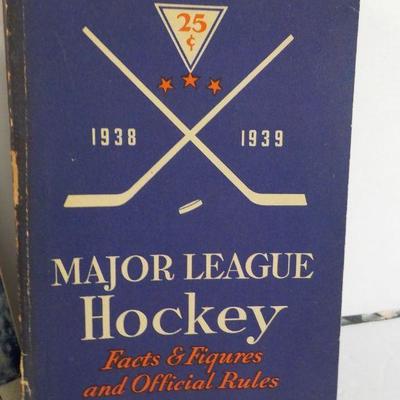 3- 1930's  Major League Hockey Guide and record Book.