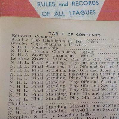 3- 1930's  Major League Hockey Guide and record Book.