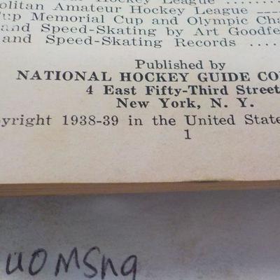 3- 1930's  Major League Hockey Guide and record Book.