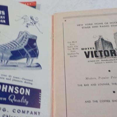 1940, 1942, 1943, Hockey Guides official records.