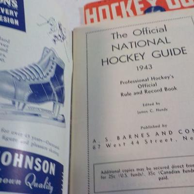 1940, 1942, 1943, Hockey Guides official records.