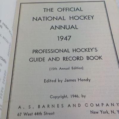 National Hockey Guide 1947, 48 and 49 .