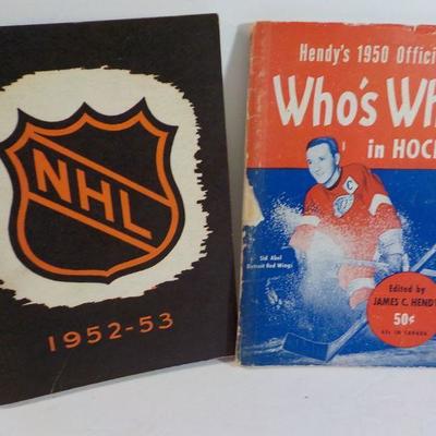 1950 and 1952 Who's Who and NHL Guide of 1952- 53.