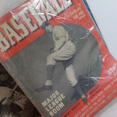 1944, 45, 46 " Street and  Smiths " Baseball year pictorial 's.