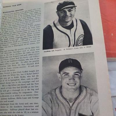 1944, 45, 46 " Street and  Smiths " Baseball year pictorial 's.