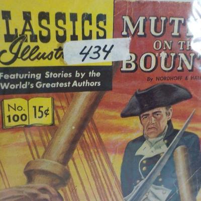 " Classic Illustrations (2) The Invisible Man and Mutiny on the Bounty.