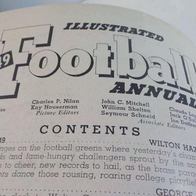 " 1949 Illustrated Football Annual".