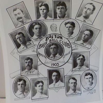 "Original 1912 Photo and Invitation of  the opening Of Fenway Park "