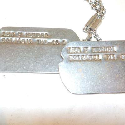 Real world war one and world war 2,Auctual real Dog Tags.