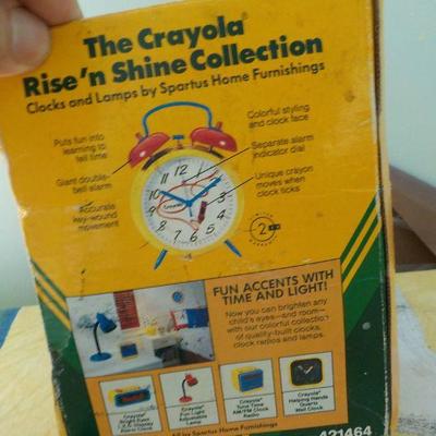 Crayola Crayon --Morning Bells alarm.