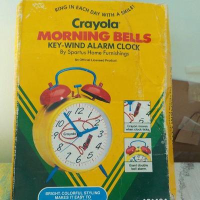 Crayola Crayon --Morning Bells alarm.