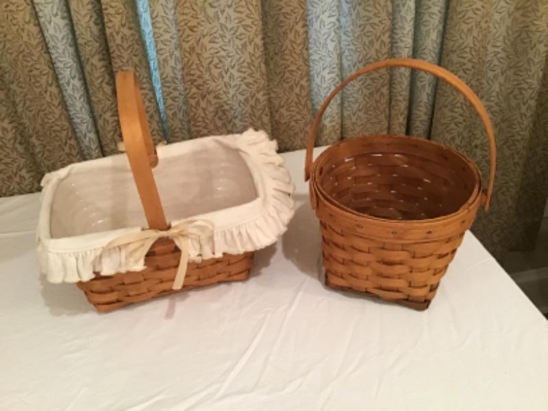744 SIGNED Longaberger Baskets