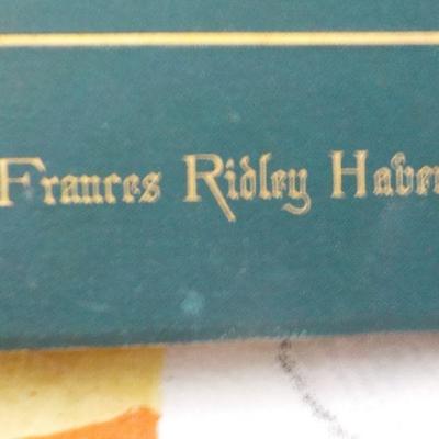 " 1883 1st Edition Poems by Frances Ridley Haverdal".