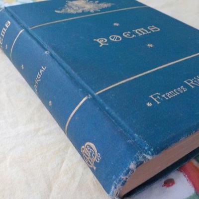 " 1883 1st Edition Poems by Frances Ridley Haverdal".