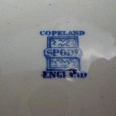  Stunning Blue "Spode" Gravy serve Boat" approx. 8x8x6 in. 