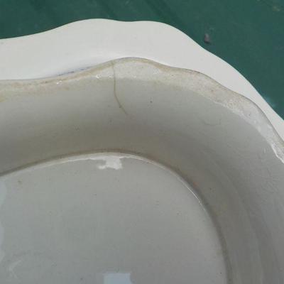 Stunning Blue "Spode" Gravy serve Boat" approx. 8x8x6 in. 