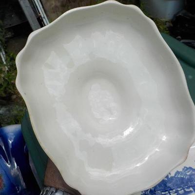  Stunning Blue "Spode" Gravy serve Boat" approx. 8x8x6 in. 