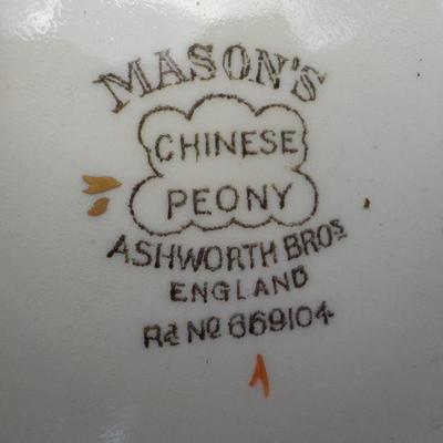 " Mason's Chinese Peony Vase", Ashworth Bros. England.