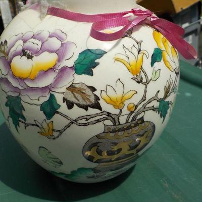" Mason's Chinese Peony Vase", Ashworth Bros. England.