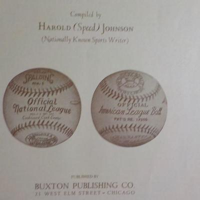 " 1933 Edition Hard cover Book of Who's Who in Major League Base ball".
