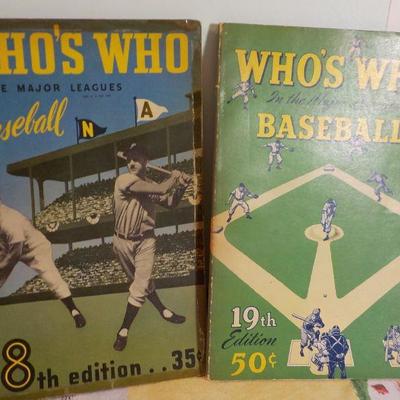 " 18th and 19 Edition of Who's Who baseball magazine".
