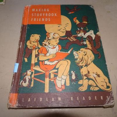 1955 Making Storybook Friends, Laidlaw Readers, Dick & Jane Like Book 