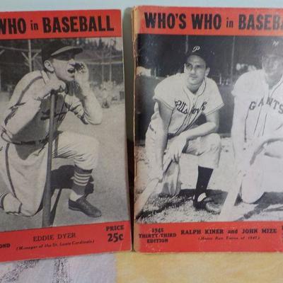 " 32nd and 33 rd edition of Who's who baseball magazine".