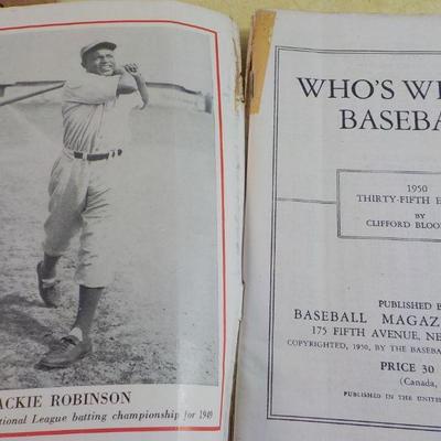 " 34 and 35 Edition of Who's who in baseball".