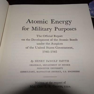 1948 Atomic Energy for Military Purposes, Dept. of the Atom Bomb US Government 