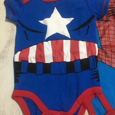 Marvel onesies (3-6 months)