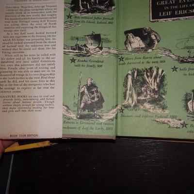Vintage Viking Book, The Story of Leif Ericson, William O. Steele, 1954