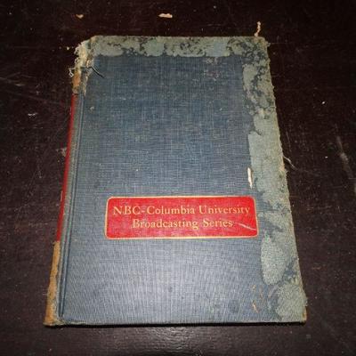 1946 NBC Columbia University Broadcasting Series, Sterling Fisher & Russel Potter, 1st Edition 