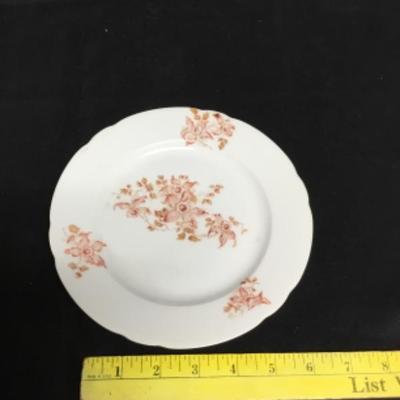 5 Floral Dessert Plates