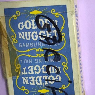 Vintage Golden Nugget Gambling Hall Playing Cards