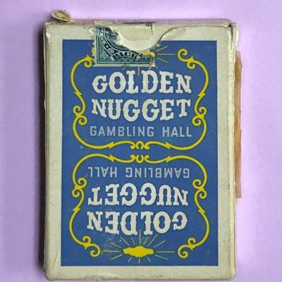 Vintage Golden Nugget Gambling Hall Playing Cards