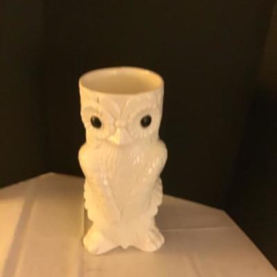 LOT # 413 Mid Century Owl Umbrella Vase 