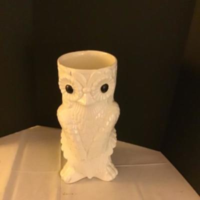 LOT # 413 Mid Century Owl Umbrella Vase 