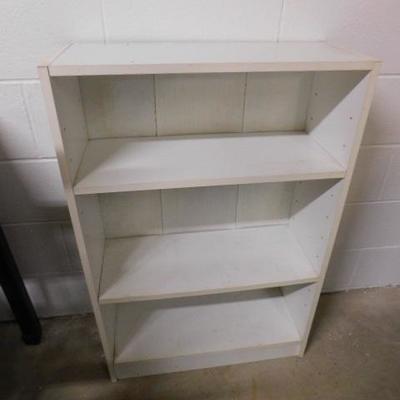 Solid Wood Fixed Shelf Painted Book Stand 24