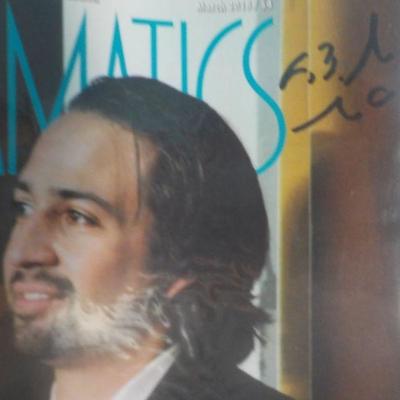 Signed " Lin -Manuel Miranda" copy of " Dramatics"