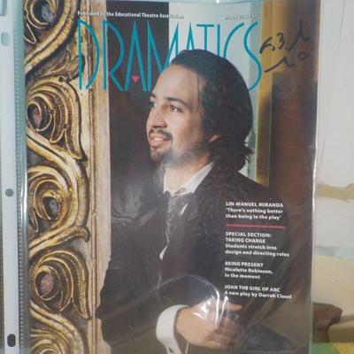 Signed " Lin -Manuel Miranda" copy of " Dramatics"