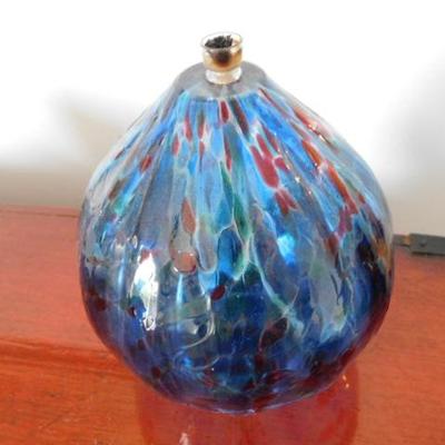 Art Glass Oil Lantern 5